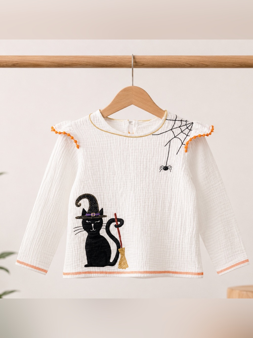 Girls’ 3T Mud Pie white dress with gold trim
